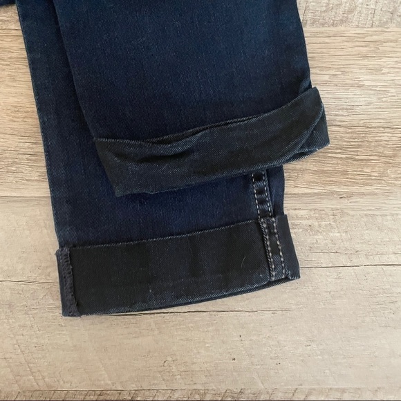 Hudson Bacara Crop Dark Wash Straight Cuff Flap Pocket Jeans Size 26 - Picture 8 of 12